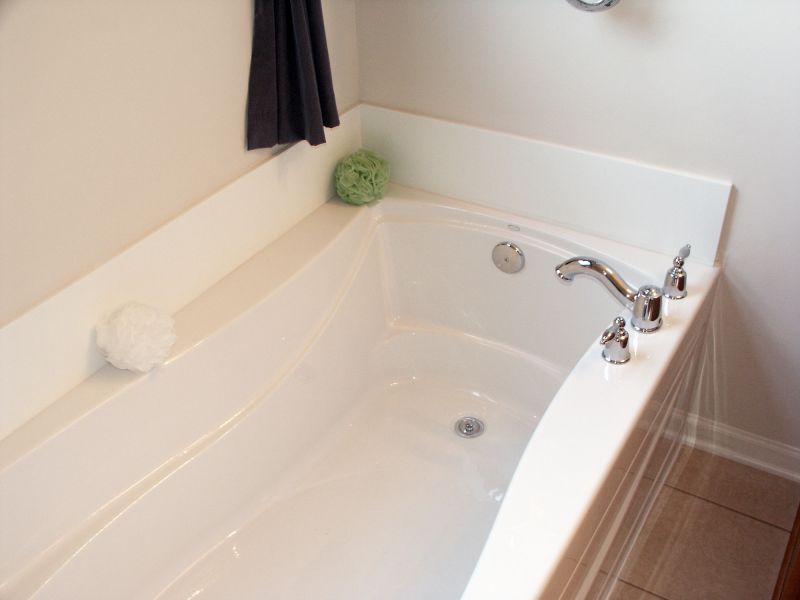Refinished Bathtub with Accessories